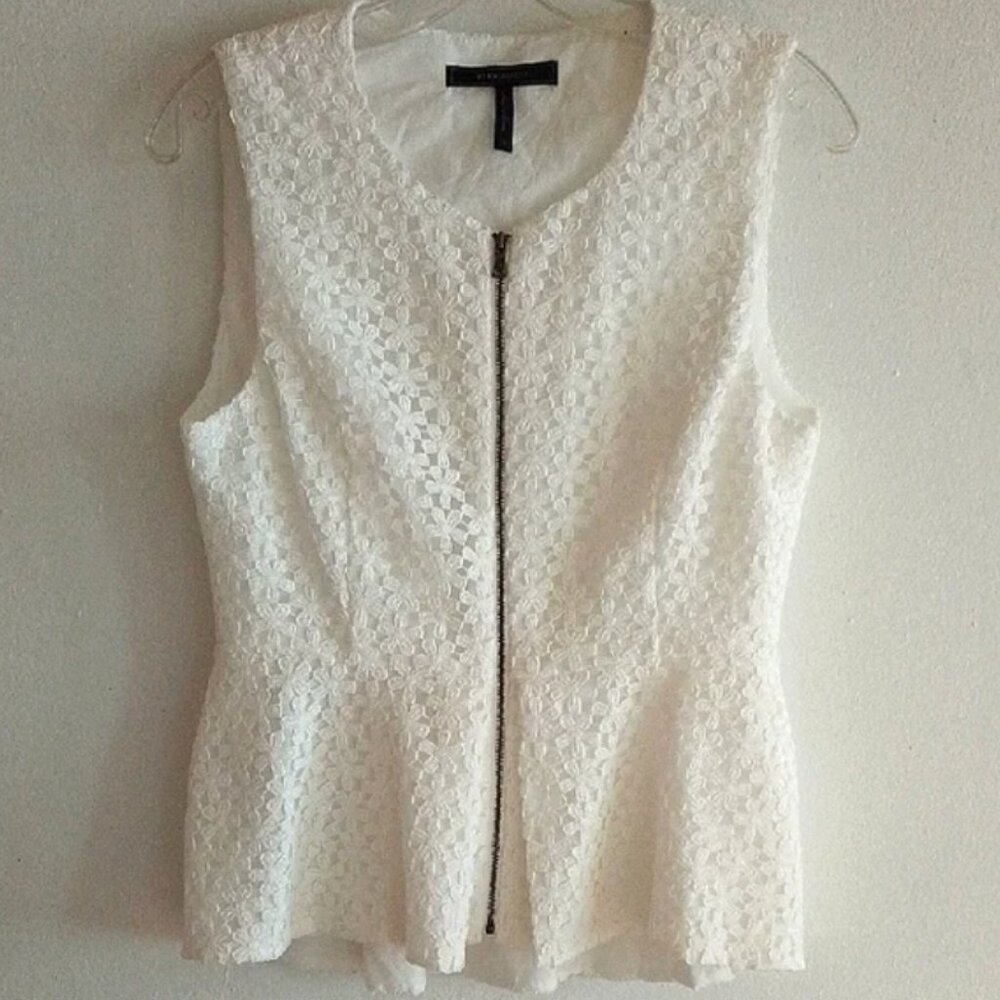 BCBGMaxAzria Peplum Vest (Size S)